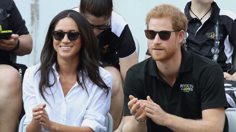 Meghan Markle with Price Harry
