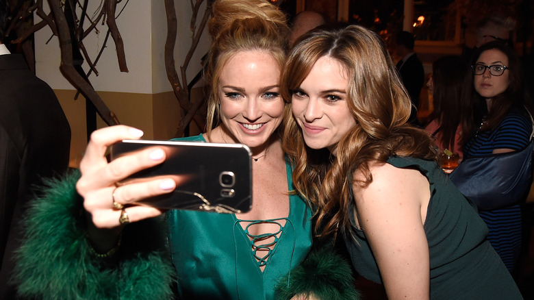 Caity Lotz and Danielle Panabaker