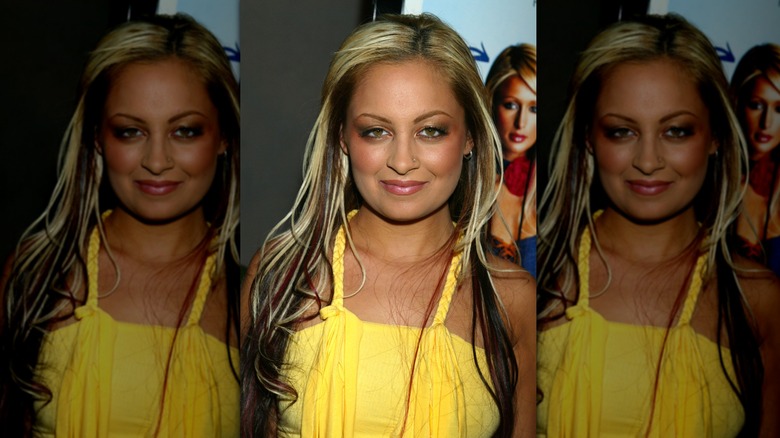 Nicole Richie with long mixed extensions