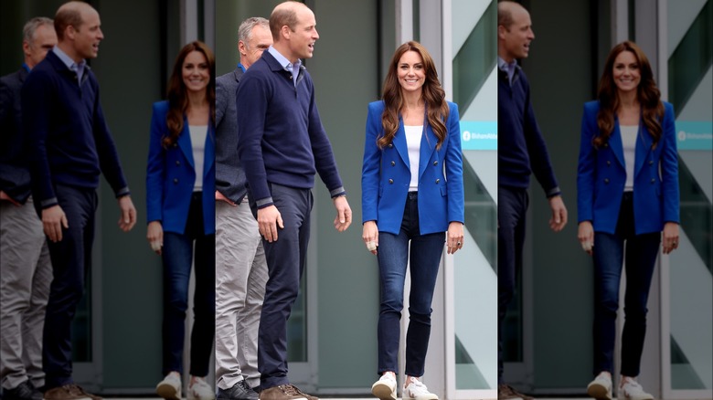 Kate Middleton and Prince William at an event 
