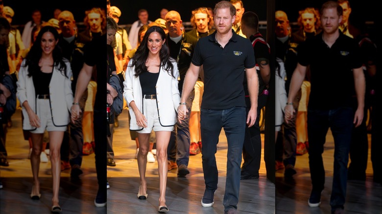 Meghan Markle and Prince Harry at an event 