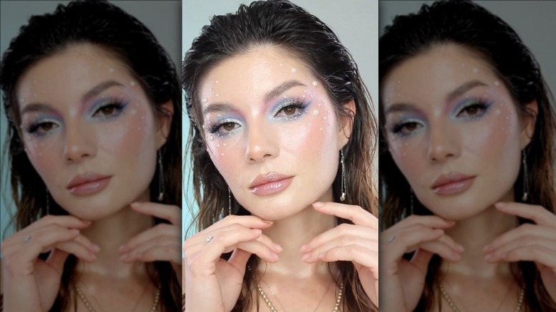 Mermaidcore makeup