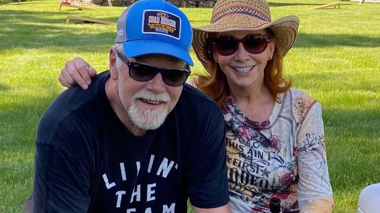 Reba Entire with partner Rex Linn