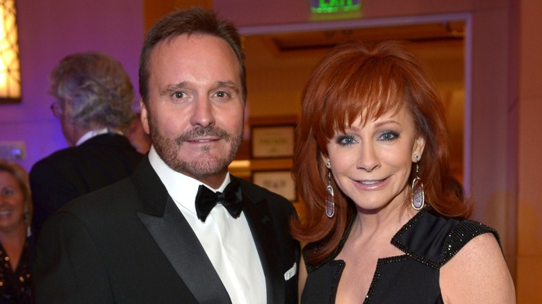 Narvel Blackston and Reba McEntire in 2014