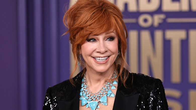 Reba McEntire smiling