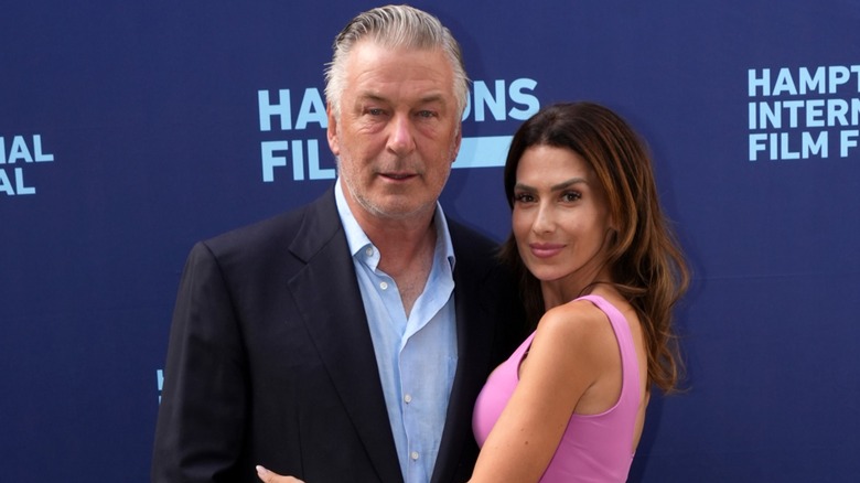 Alec Baldwin and Hilaria Baldwin on the red carpet