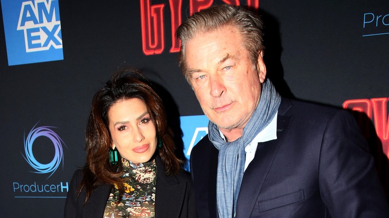 Alec Baldwin and Hilaria Baldwin on the red carpet