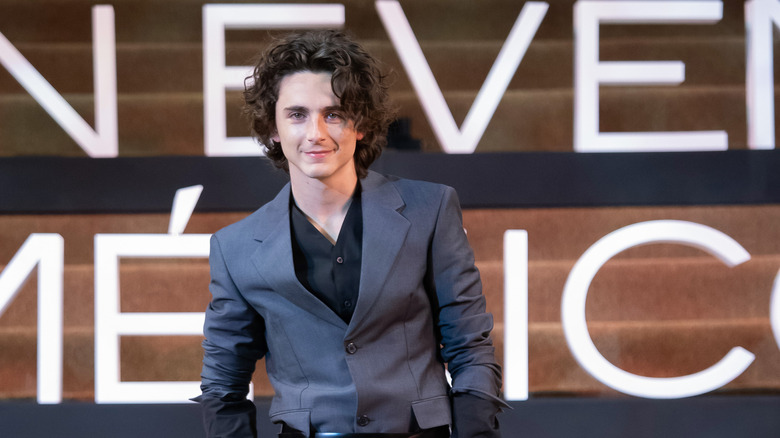 Timotheé Chalamet at an event