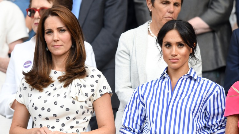 Kate Middleton with Meghan Markle