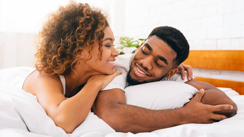 Couple in bed