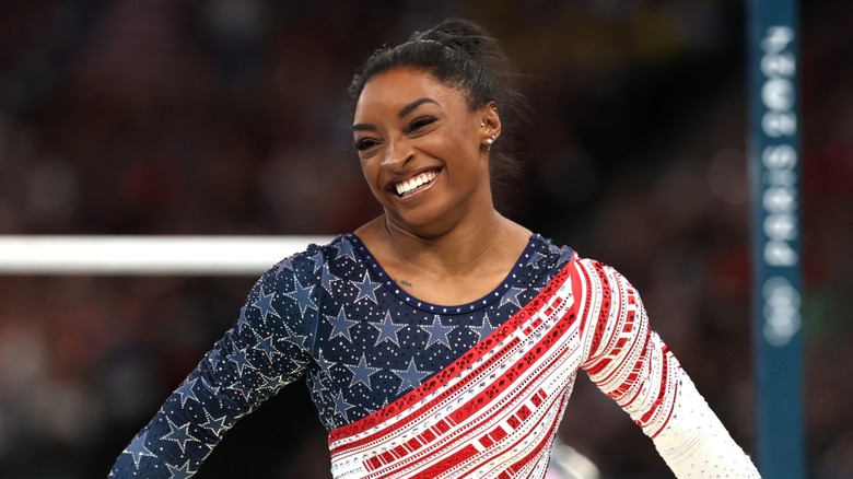 Simone Biles smiling