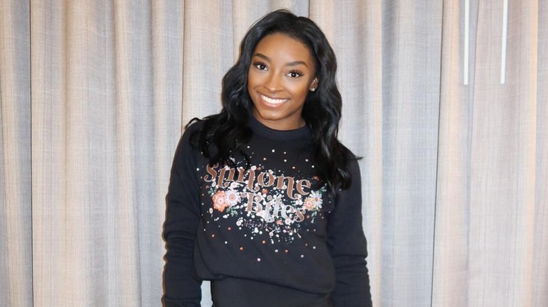 Simone Biles smiling