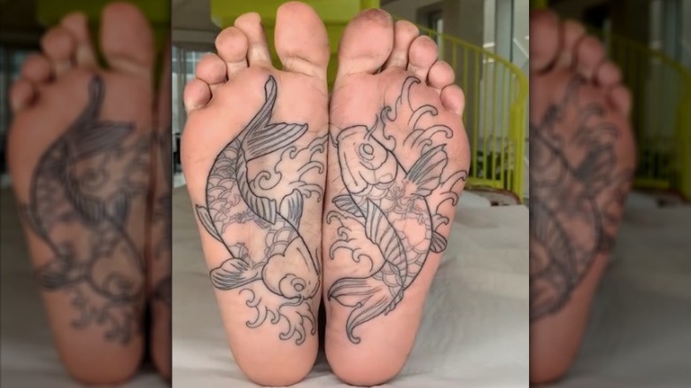 Koi feet tattoos