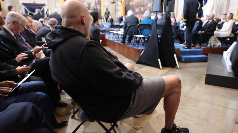 Senator John Fetterman at Donald Trump's inauguration