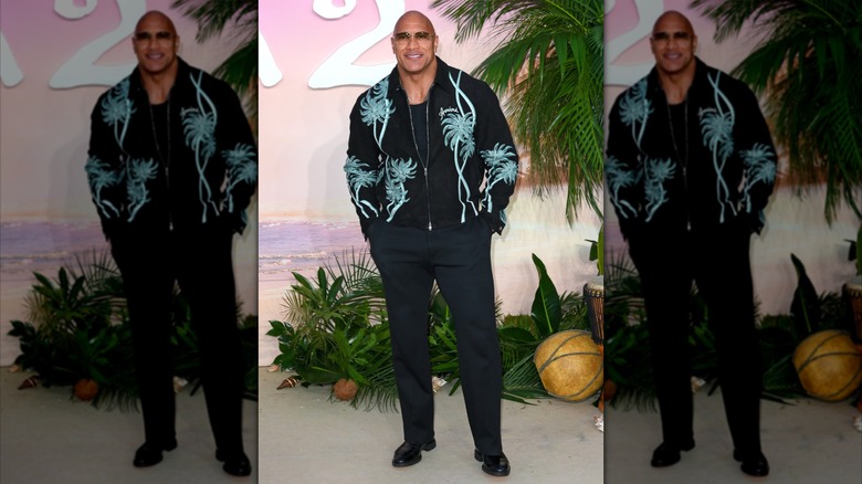 Dwayne Johnson on the red carpet