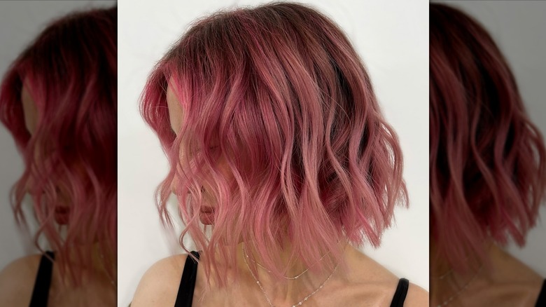 Pink bob