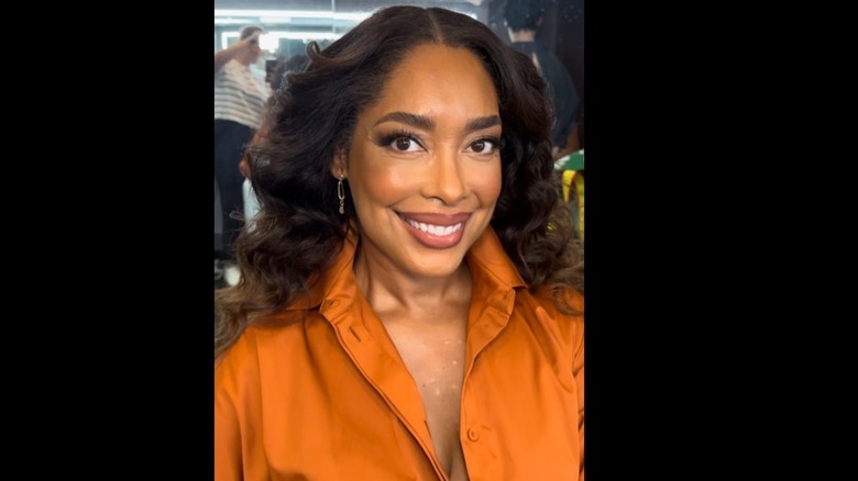 Makeup of Gina Torres done by Jocelyn Biga