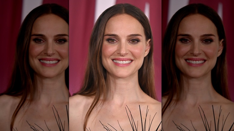 Natalie Portman smiles on red carpet