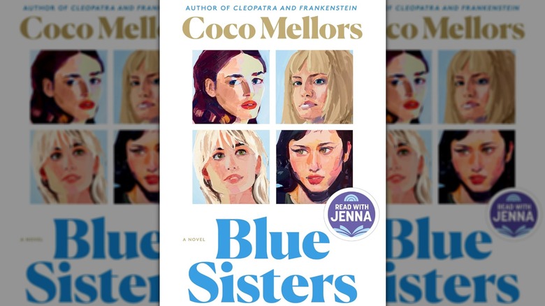 Blue Sisters by Coco Mellors book cover on Amazon