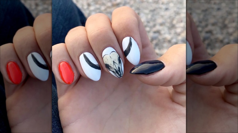 Stag head nails