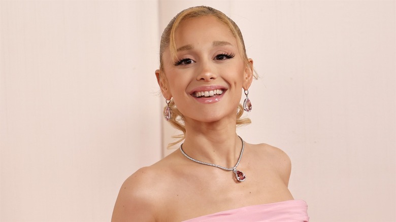 Ariana Grande smiling