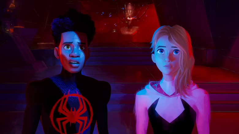 Miles Morales, Gwen Stacy animated