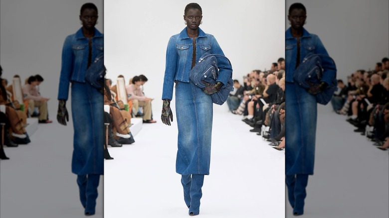 Double denim on the Acne Studios runway