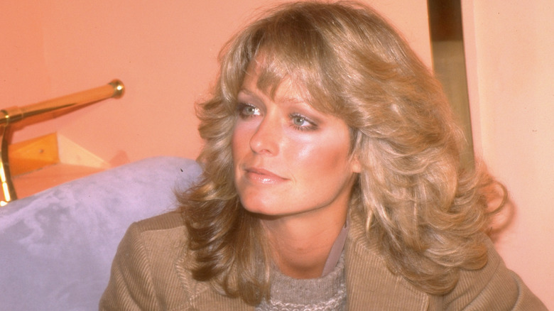 Farrah Fawcett feathered cut