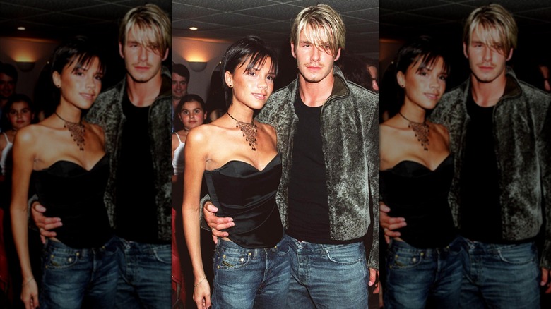 Victoria Beckham and David Beckham in 1999