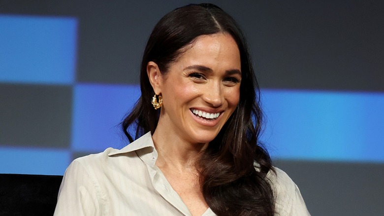 Meghan Markle smiling