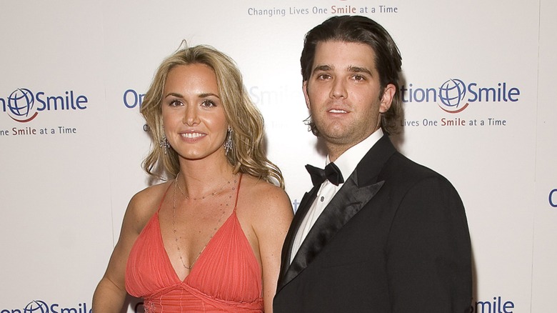 Vanessa Trump and Donald Trump Jr. on the red carpet