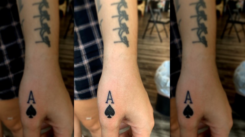 Ace of spade tattoo