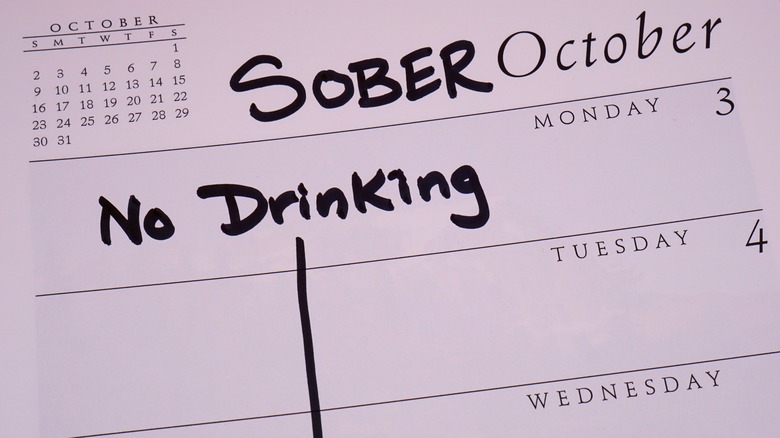 sober calendar