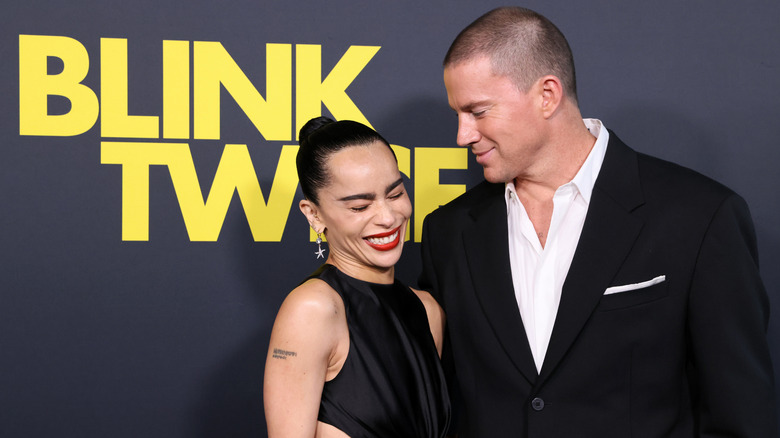 Channing Tatum and Zoe Kravitz at the Blink Twice Los Angeles premiere