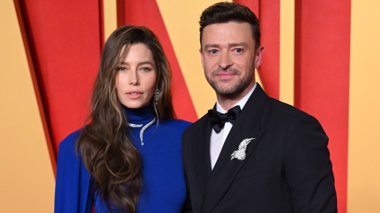 Jessica Biel and Justin Timberlake on the red carpet