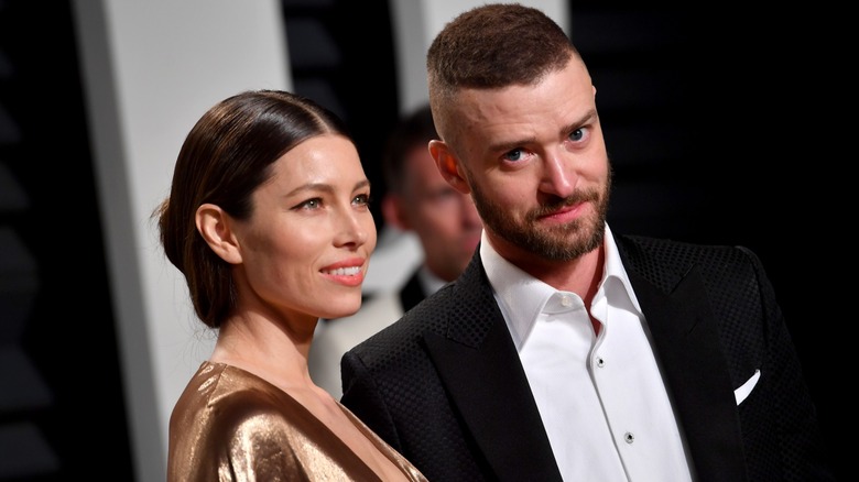 Jessica Biel with Justin Timberlake