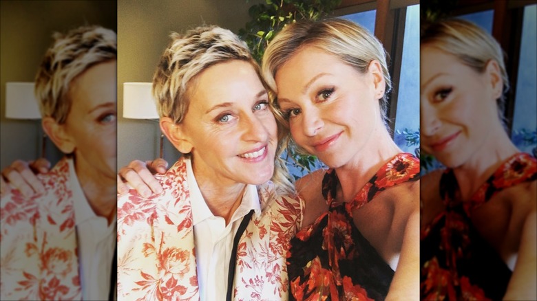 Ellen DeGeneres with Portia De Rossi