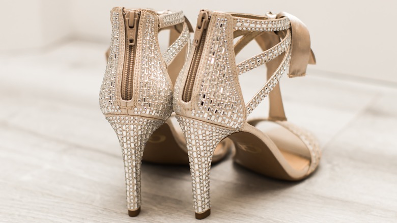 Bejeweled heels