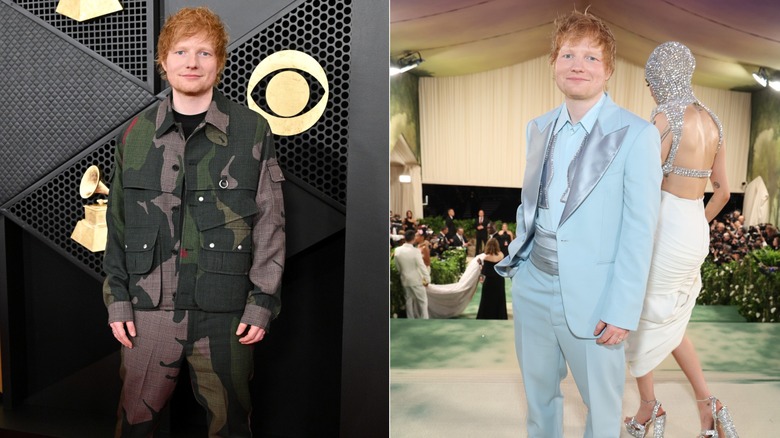 Ed Sheeran on the red carpet