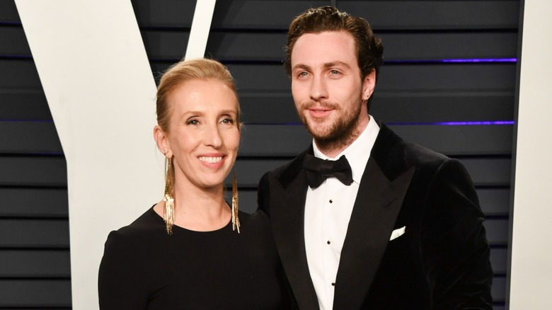 Sam Taylor-Johnson and Aaron Taylor-Johnson on the red carpet