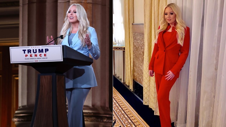 Tiffany Trump in pantsuits