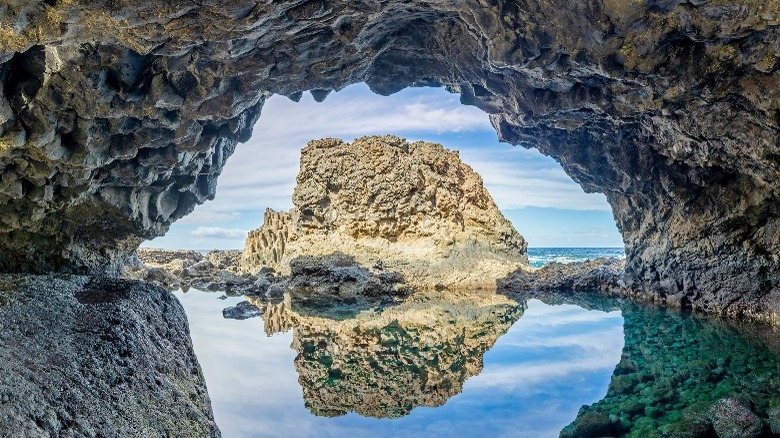 Cavern by the ocean