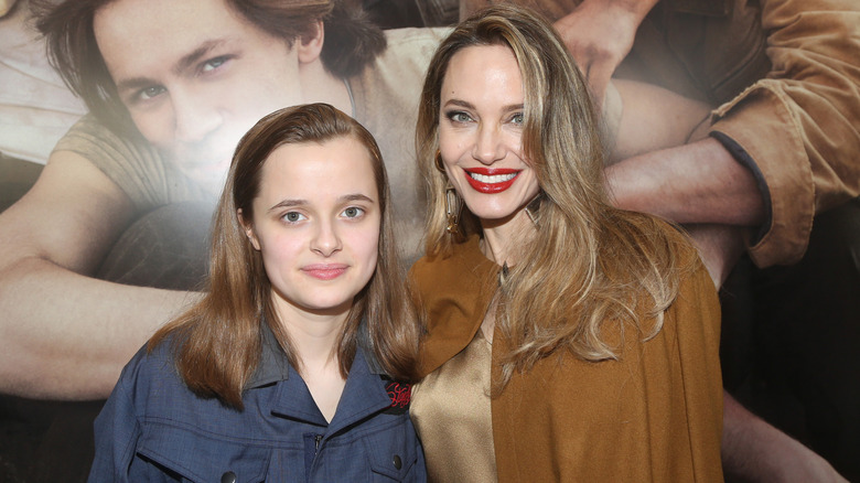 Vivienne and Angelina Jolie