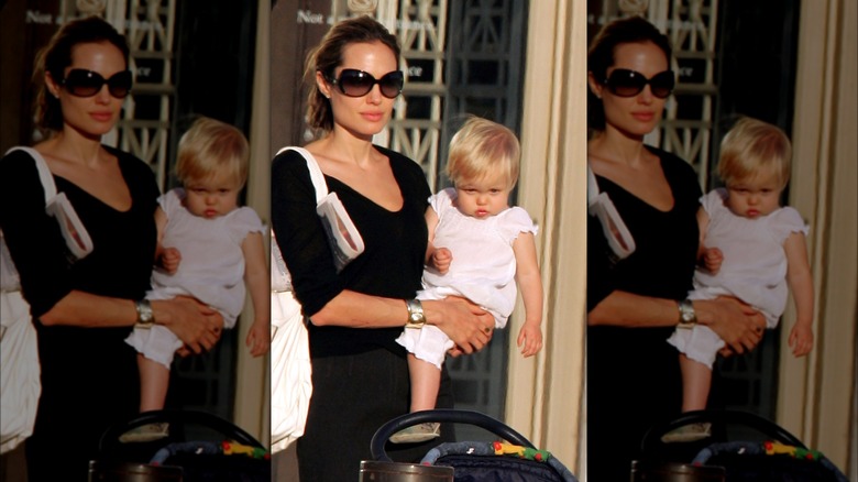 Shiloh Jolie-Pitt as a baby