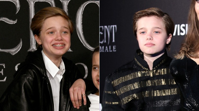 Shiloh Jolie-Pitt with cropped hair