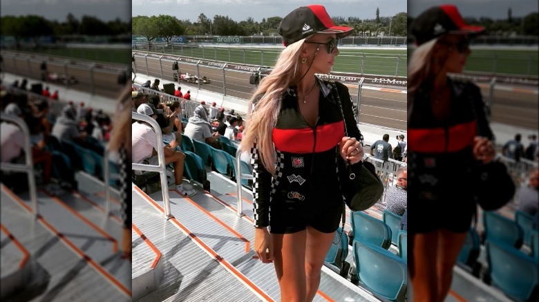 Women in F1 outfit