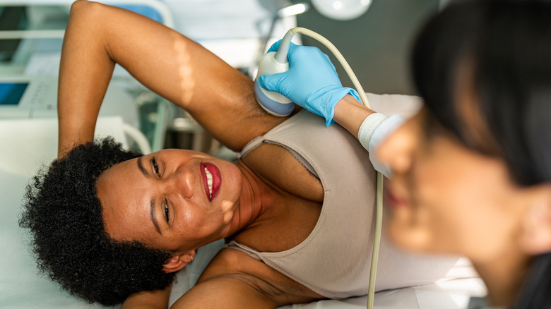 patient getting ultrasound