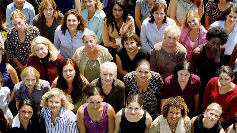 diverse women standing
