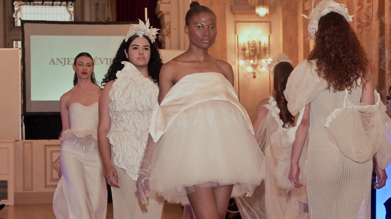 runway show during Paris fashion week