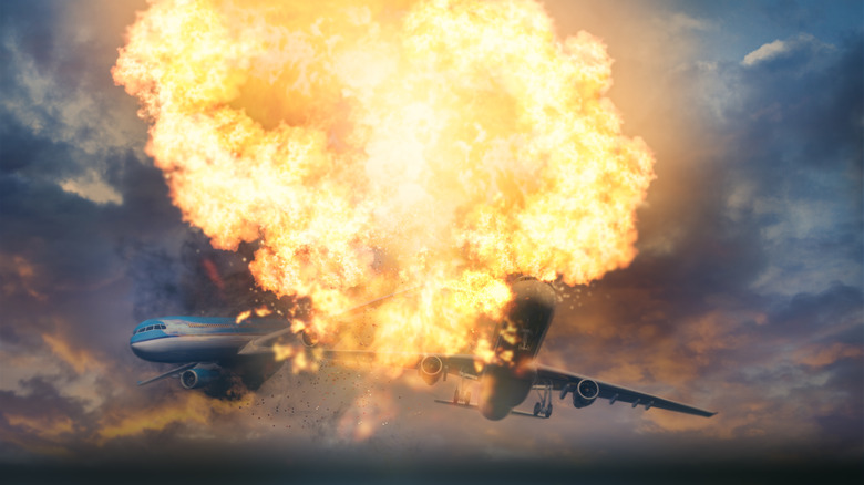 planes on fire